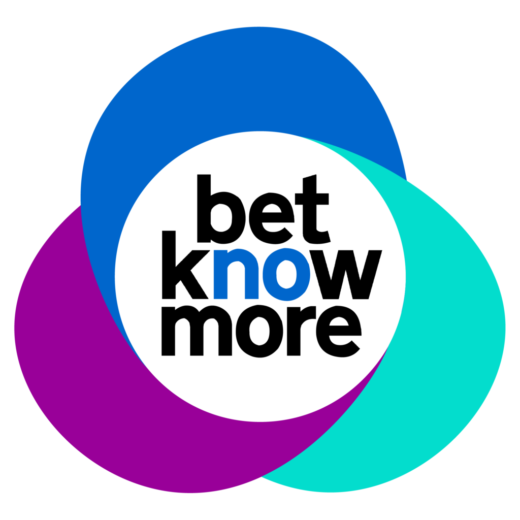 68ed5fc3ddd08cd42265048a_BKM-Logo-Assets_BKM_Full_Colour_Logo Bet Know More logo: three overlapping circles in blue, purple, and teal, with the organisation name in the centre.