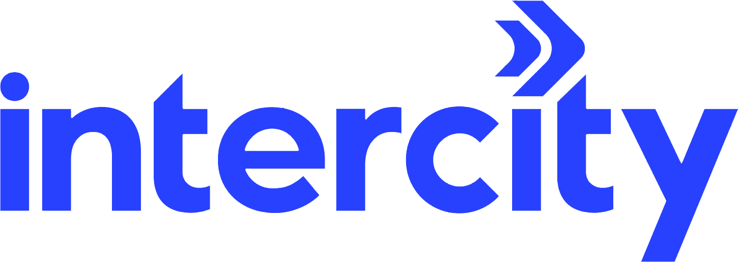 Intercity-logo Bluetea logo: four blue circular nodes connected by links, beside the word 'bluetea' in blue and black.
